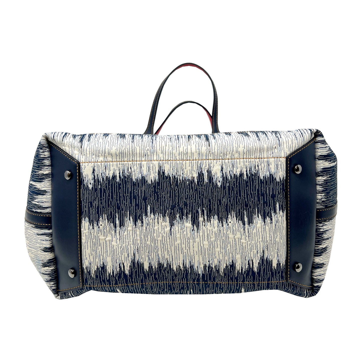 Christian Louboutin Cloth Frangibus Kansai Embroidered Embellished Tote Bag