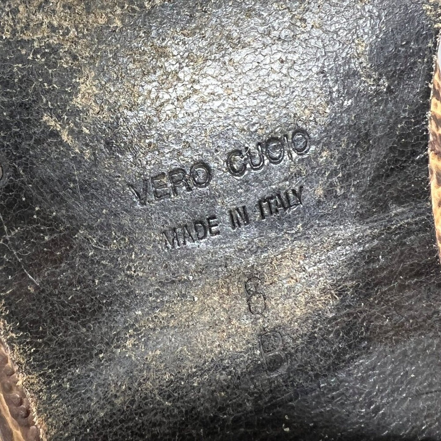 Giuseppe Zanotti Rare Vintage Gold Tooled Leather Western Cowboy Boots Size 6