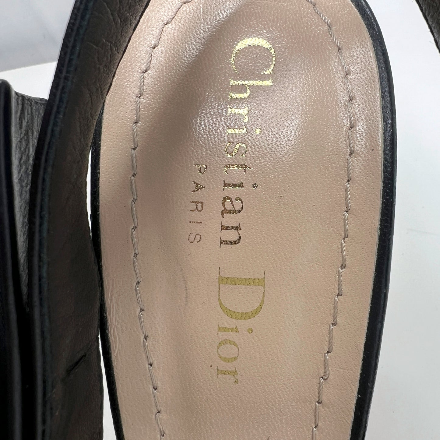 Dior Sweet- D Beaded Embroidered Multicolor Pointed Toe Slingback Pumps Heels Size EU 40