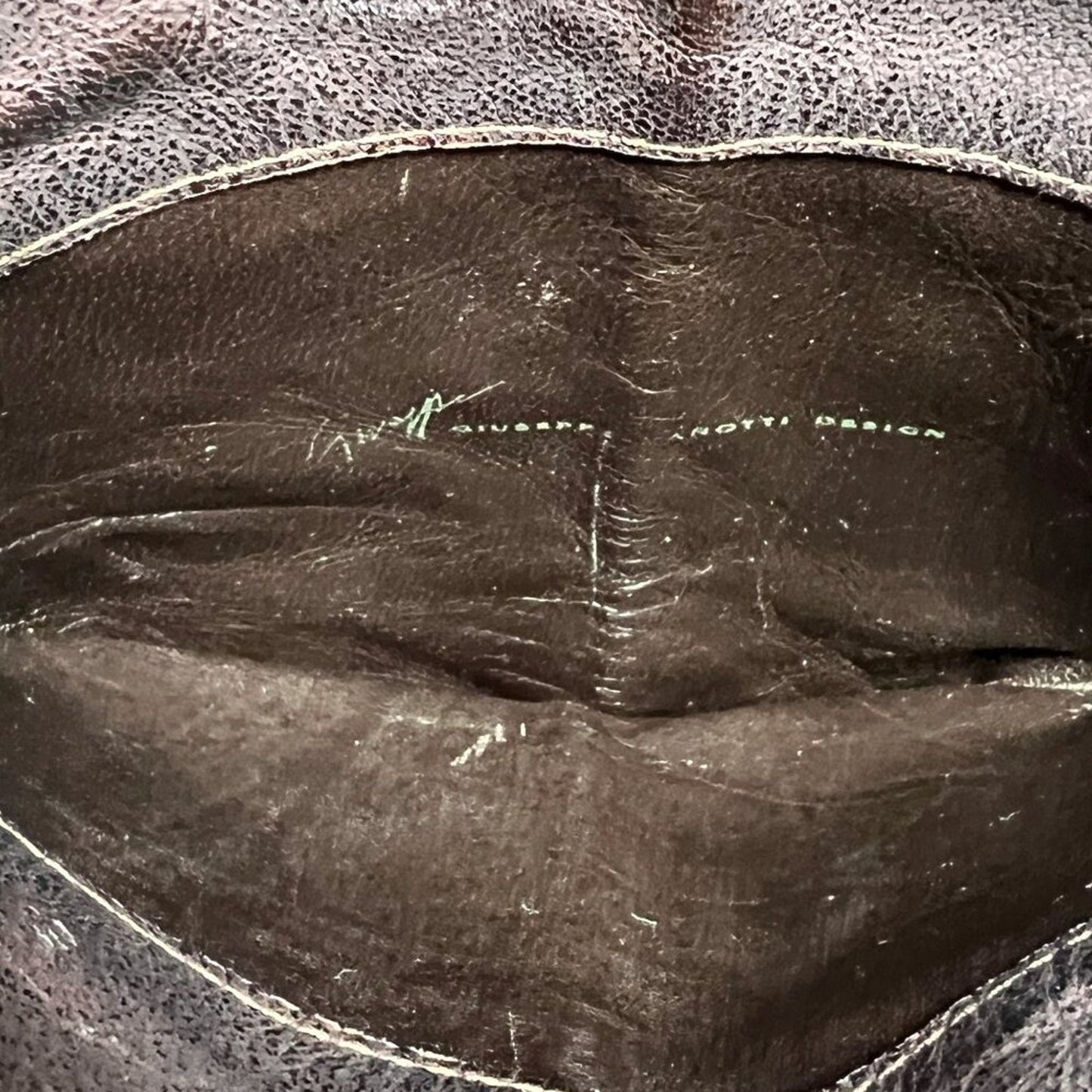 Giuseppe Zanotti Rare Vintage Gold Tooled Leather Western Cowboy Boots Size 6