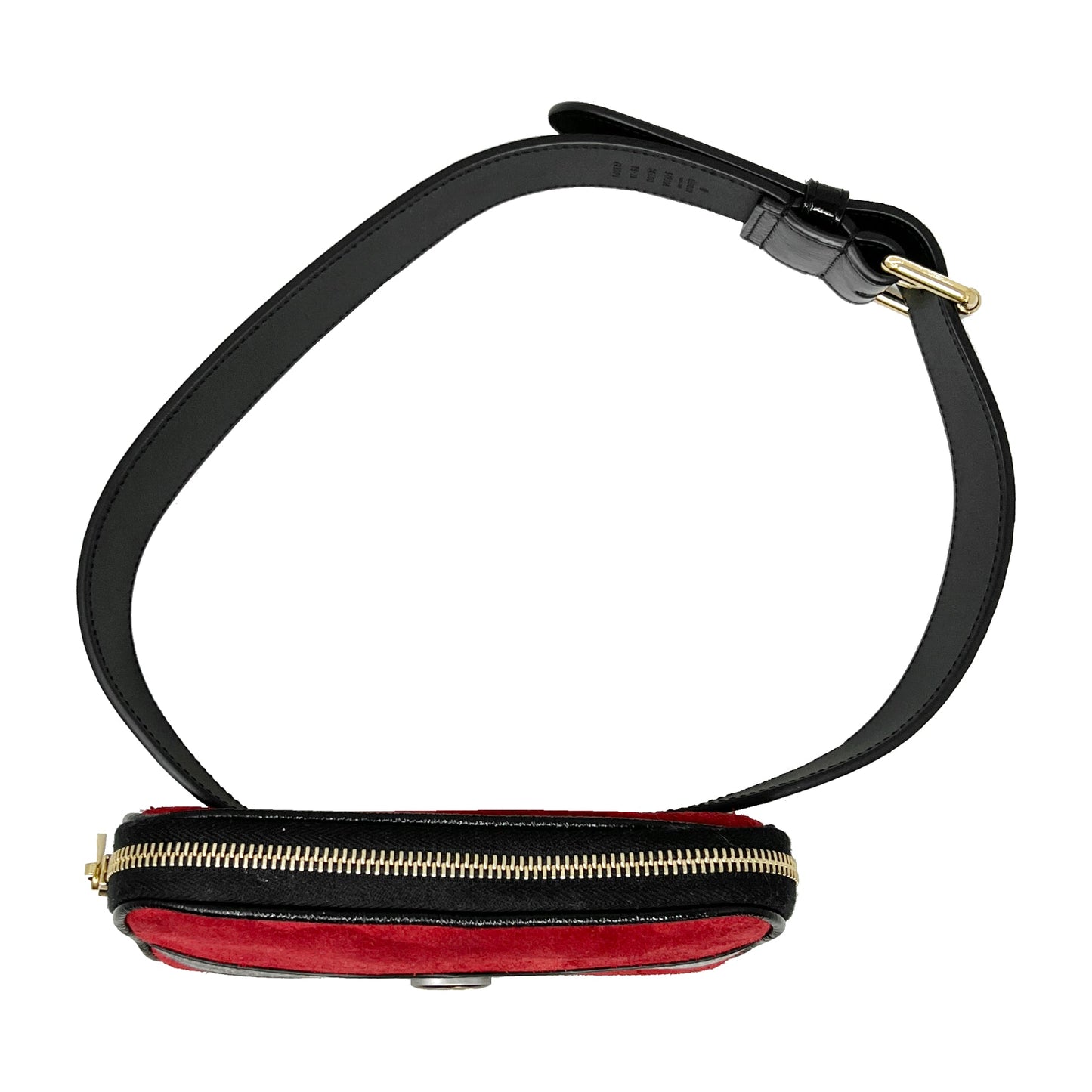 Gucci Ophidia Red Suede Belt Bag Size 75/30