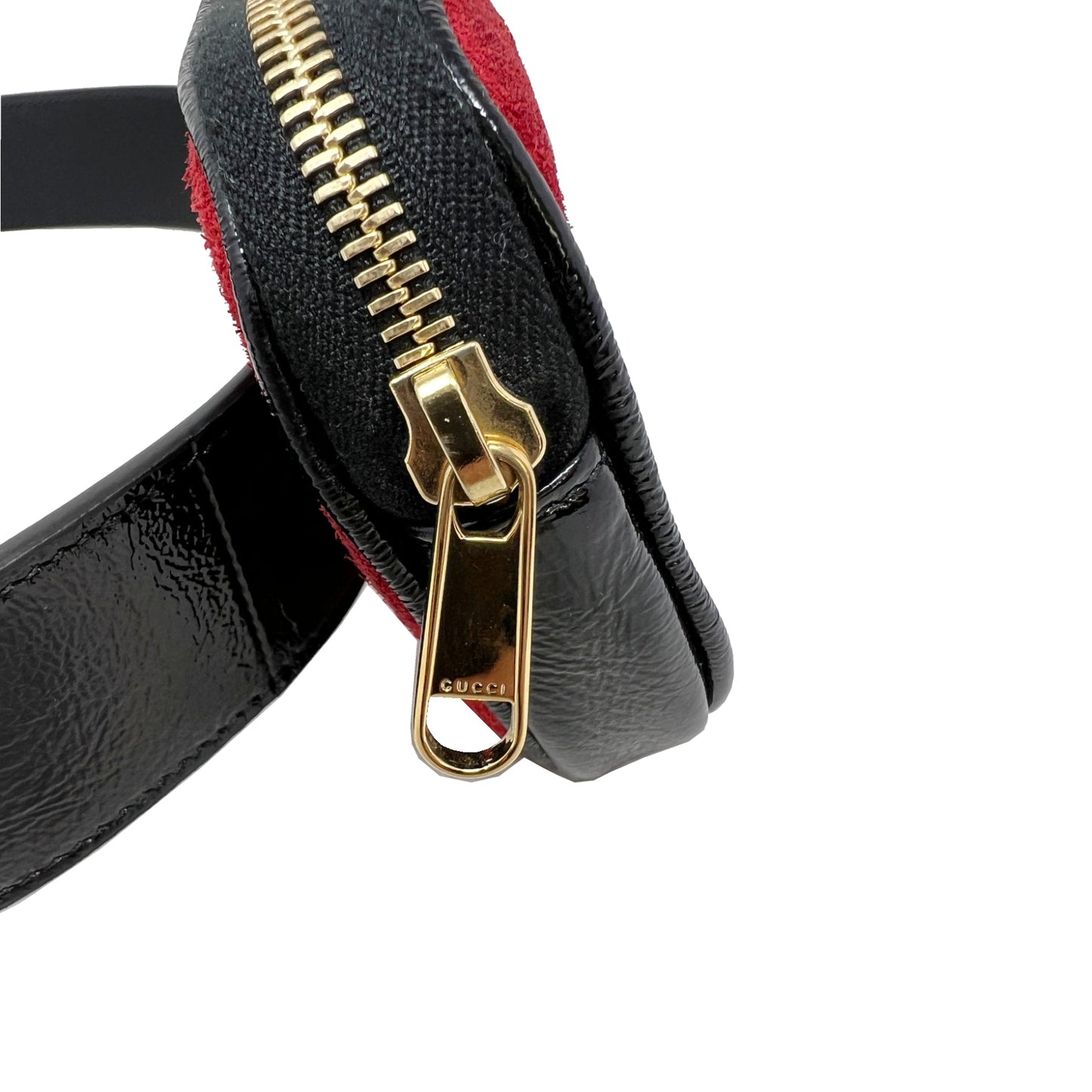 Gucci Ophidia Red Suede Belt Bag Size 75/30