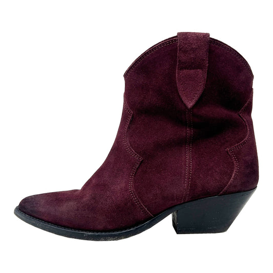 Isabel Marant Boots Dewina Dark Red Suede