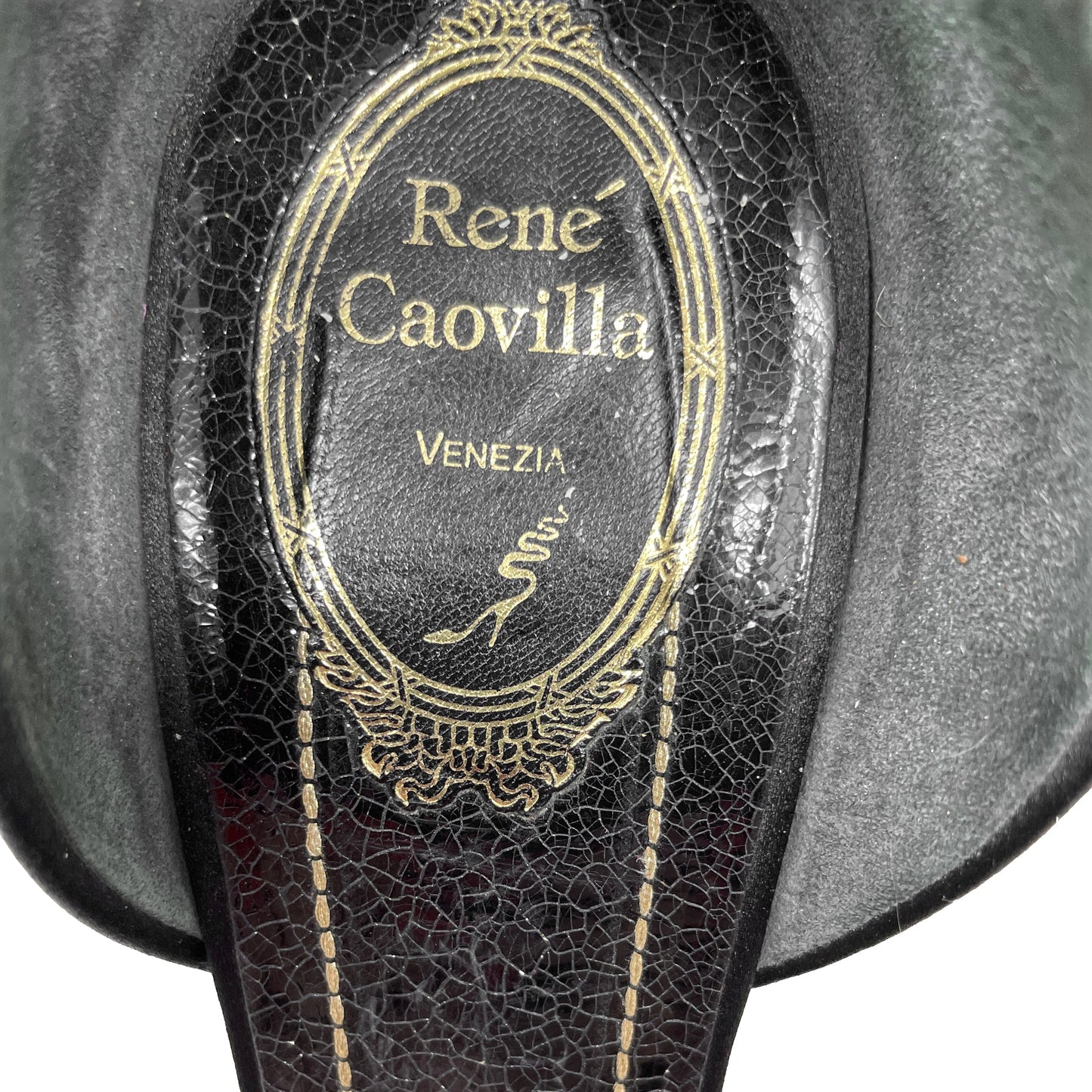 Rene Caovilla Embellished D'Orsay Satin Peep Toe Pumps Size 40